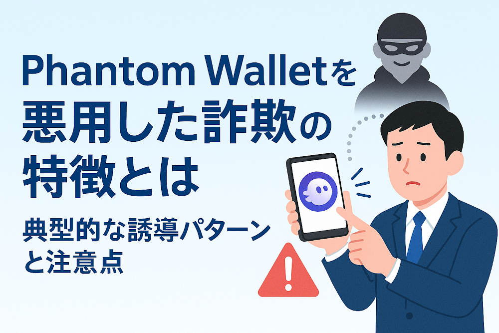 Phantom Wallet(ファントムウォレット)を悪用した詐欺の特徴とは 典型的な誘導パターンと注意点