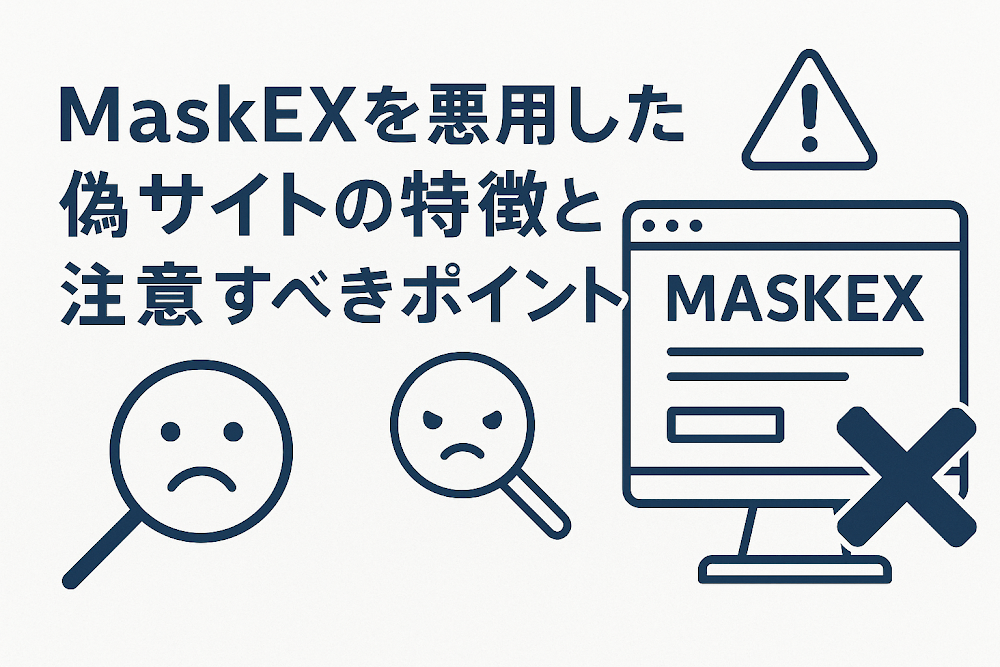 MaskEXを悪用した偽サイトの特徴と注意すべきポイント