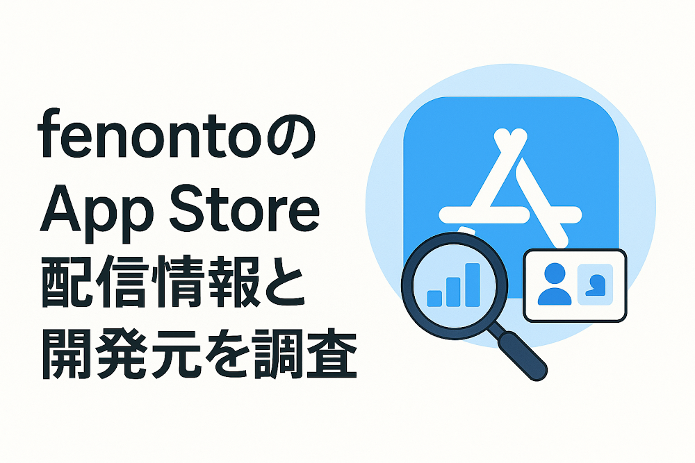 fenontoのApp Store配信情報と開発元を調査
