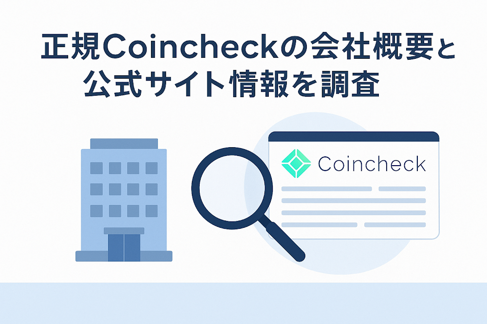 正規Coincheck（コインチェック）の会社概要と公式サイト情報を調査