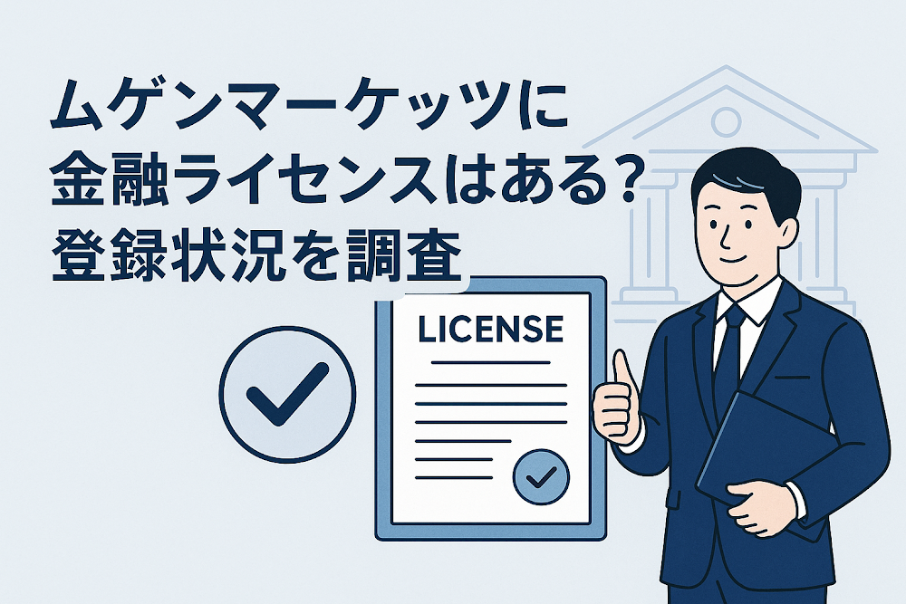 ムゲンマーケッツ（Mugen Markets）に金融ライセンスはある？登録状況を調査