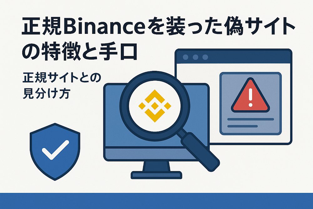 正規Binanceを装った偽サイトの特徴と手口・正規サイトとの見分け方