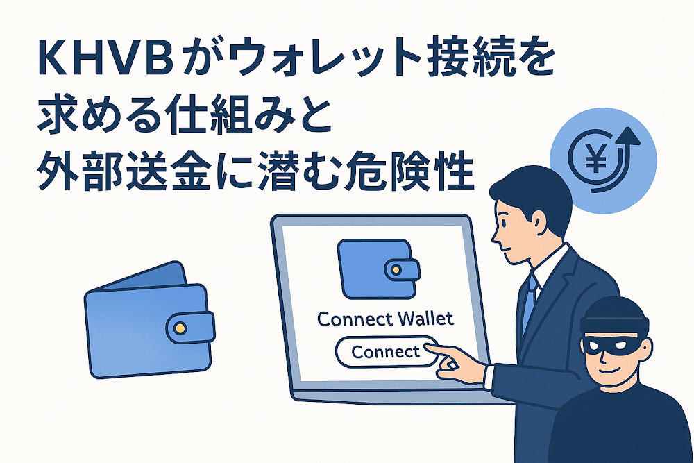 KHVB（khvbex.im）がウォレット接続を求める仕組みと外部送金に潜む危険性