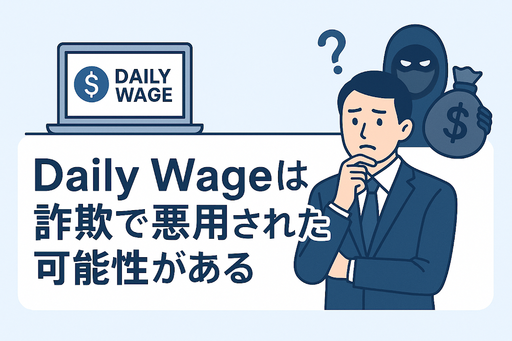 Daily Wageは詐欺で悪用された可能性がある