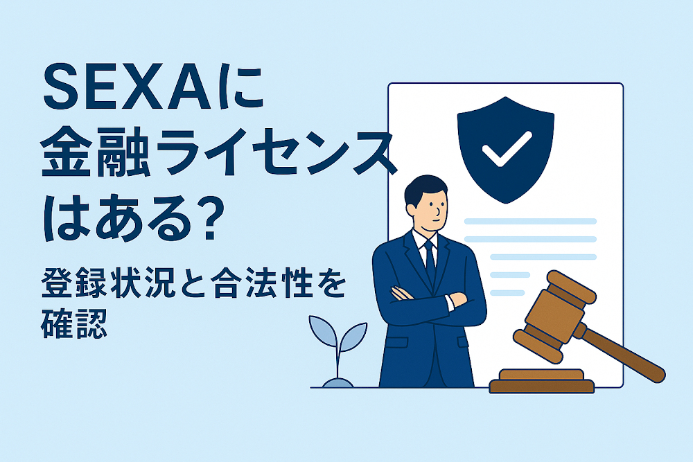 SEXA（velorantisha.com）に金融ライセンスはある？登録状況と合法性を確認