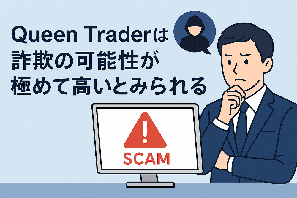 Queen Trader(クイーントレーダー)は詐欺の可能性が極めて高いとみられる