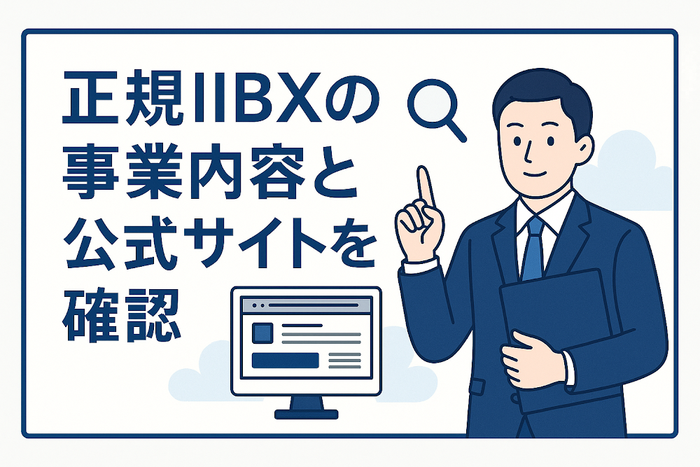 正規IIBXの事業内容と公式サイトを確認