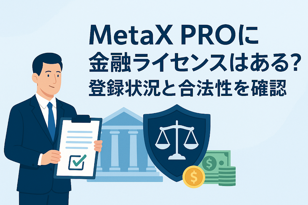 MetaX PRO(metax-pro.io)に金融ライセンスはある?登録状況と合法性を確認