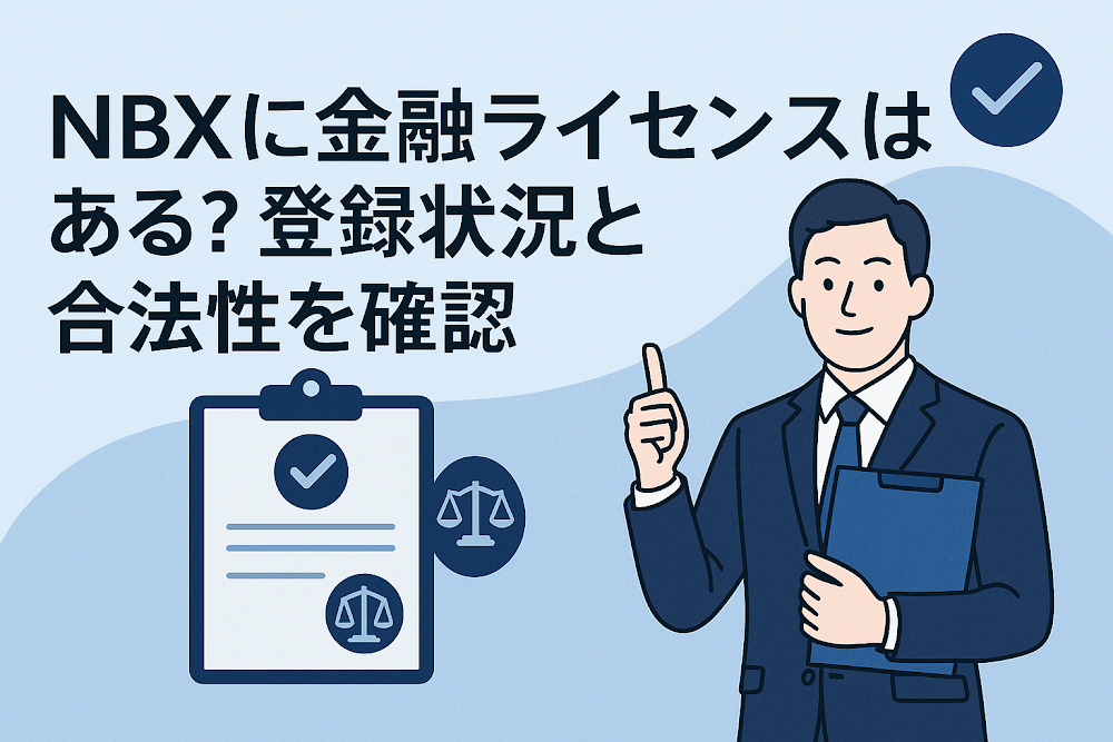 NBX（ykk908.cc）に金融ライセンスはある？登録状況と合法性を確認