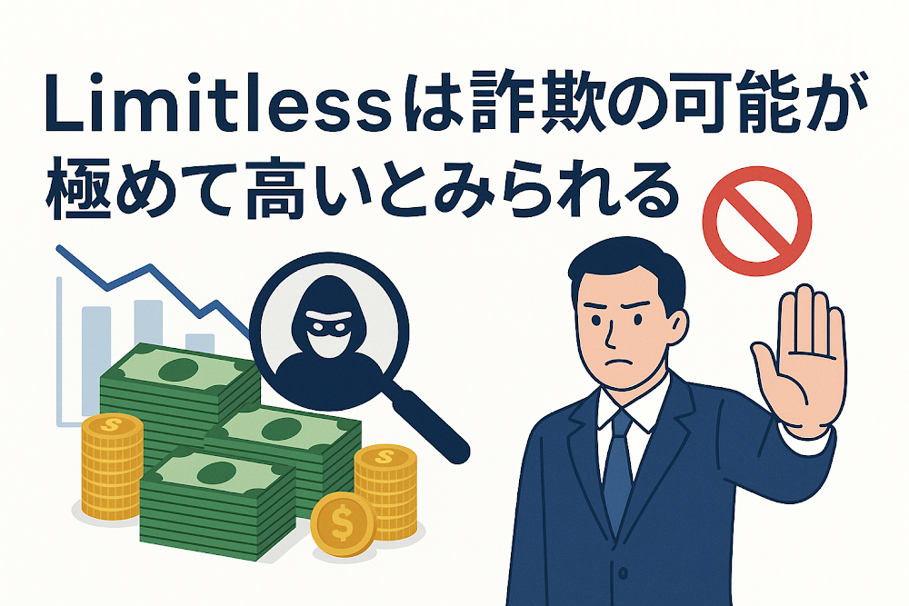 Limitless（iamlimitless.io）は詐欺の可能性が極めて高いとみられる