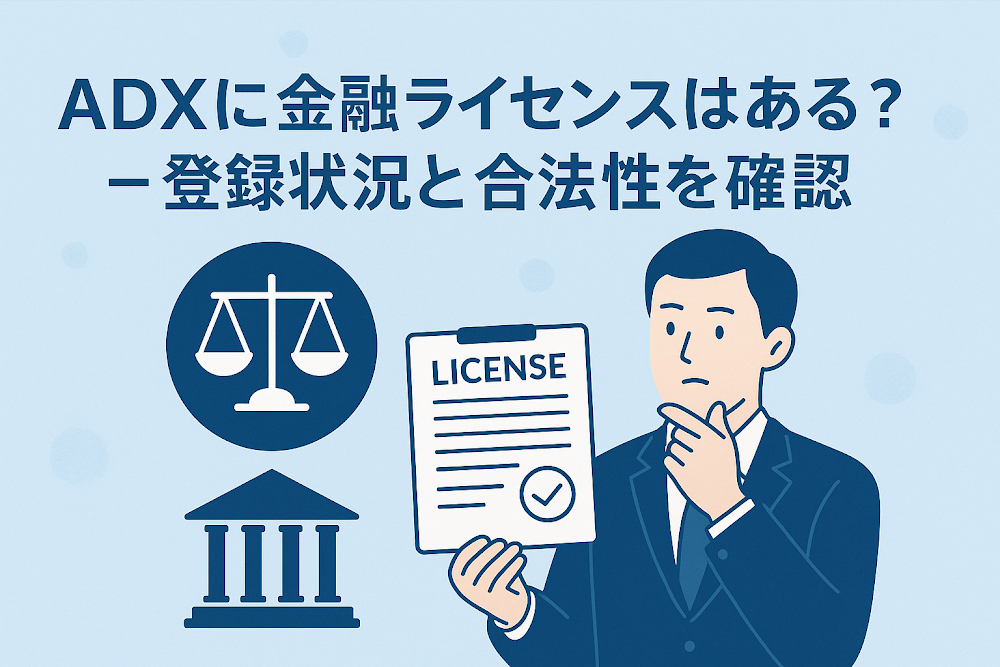 ADXに金融ライセンスはある?登録状況と合法性を確認