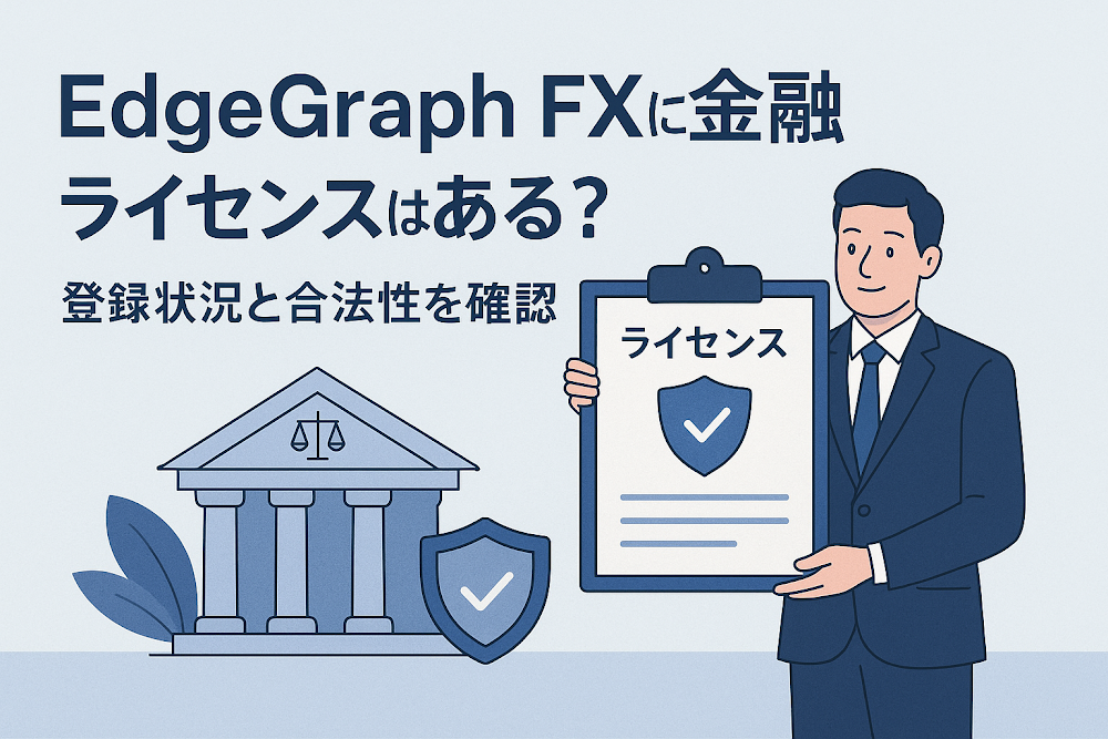 EdgeGraph FXに金融ライセンスはある？登録状況と合法性を確認