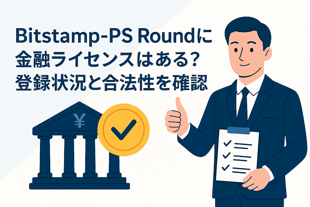 Bitstamp-PS Roundに金融ライセンスはある？登録状況と合法性を確認