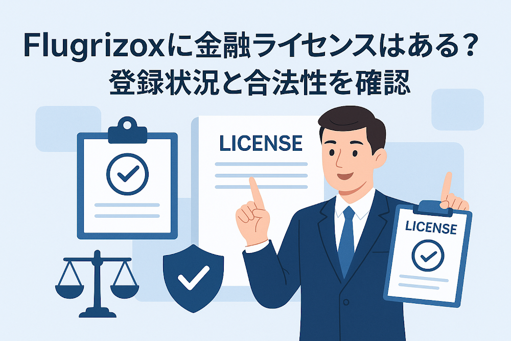 Flugrizoxに金融ライセンスはある？登録状況と合法性を確認