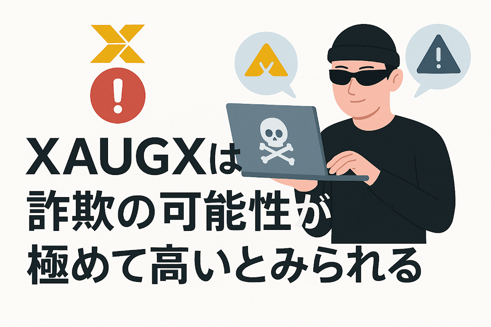 XAUGXは詐欺の可能性が極めて高いとみられる