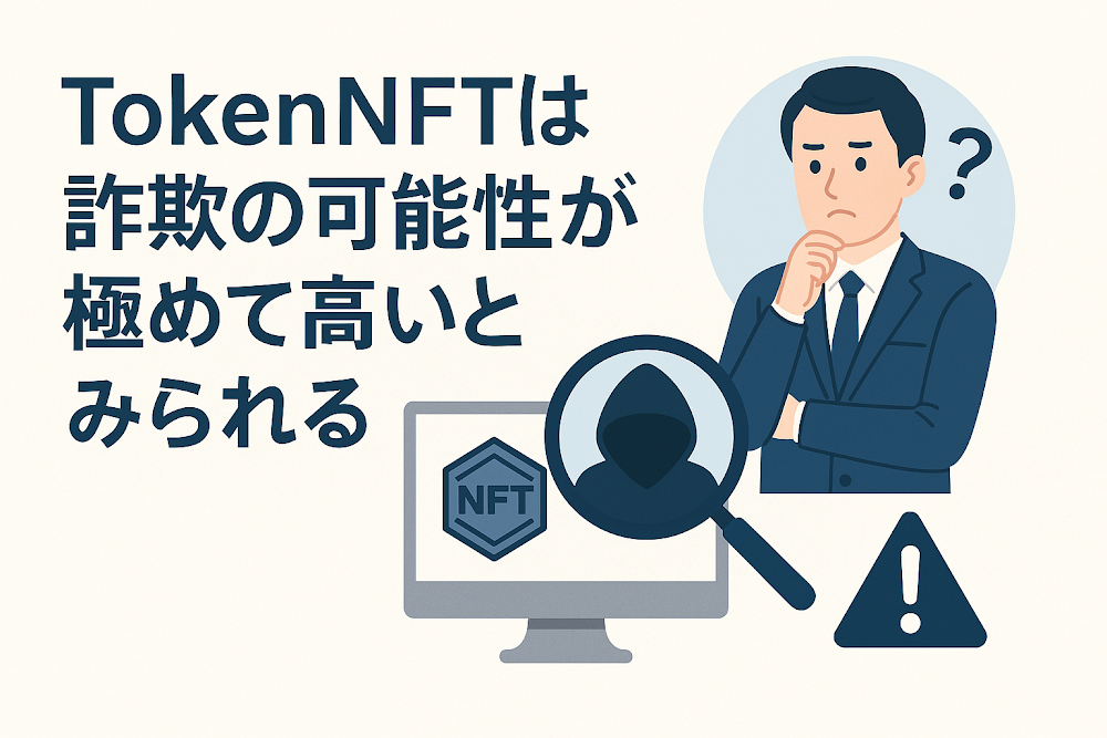 TokenNFTは詐欺の可能性が極めて高いとみられる