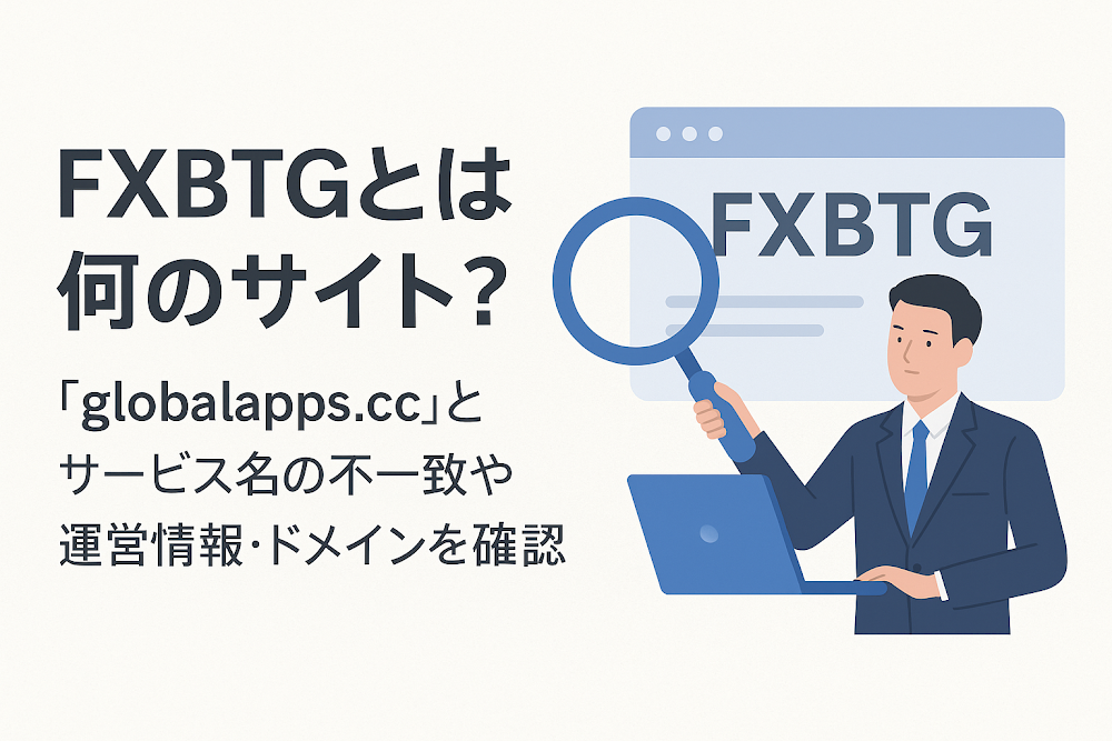 FXBTGとは何のサイト？「globalapps.cc」とサービス名の不一致や運営情報・ドメインを確認