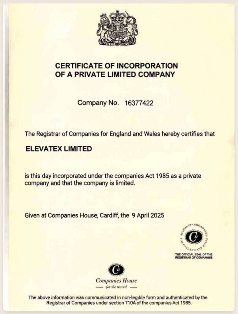 ELEVATEX LIMITED