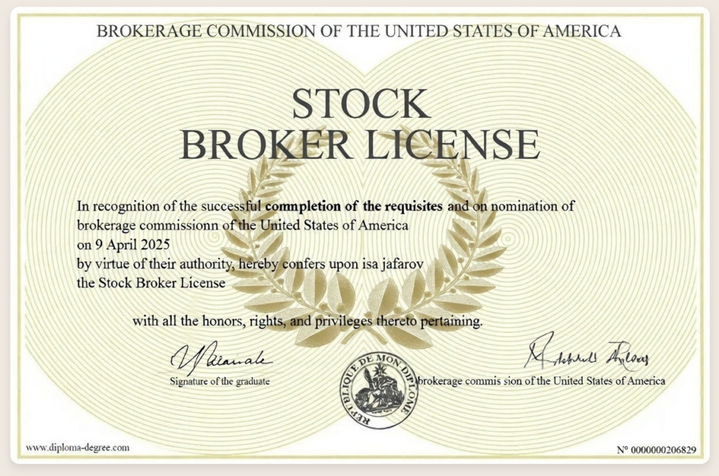 Stock Broker License