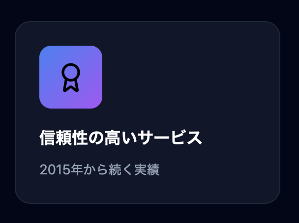 実績