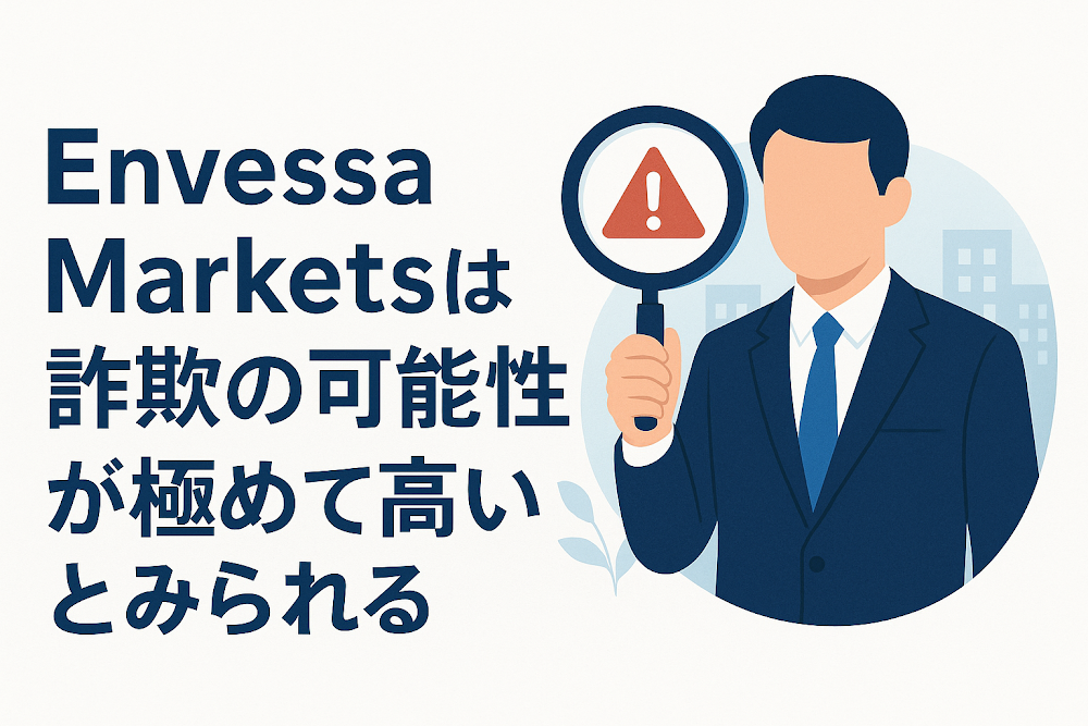 Envessa Marketsは詐欺の可能性が極めて高いとみられる