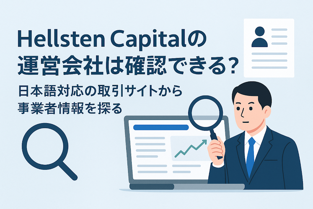 Hellsten Capitalの運営会社は確認できる？日本語対応の取引サイトから事業者情報を探る