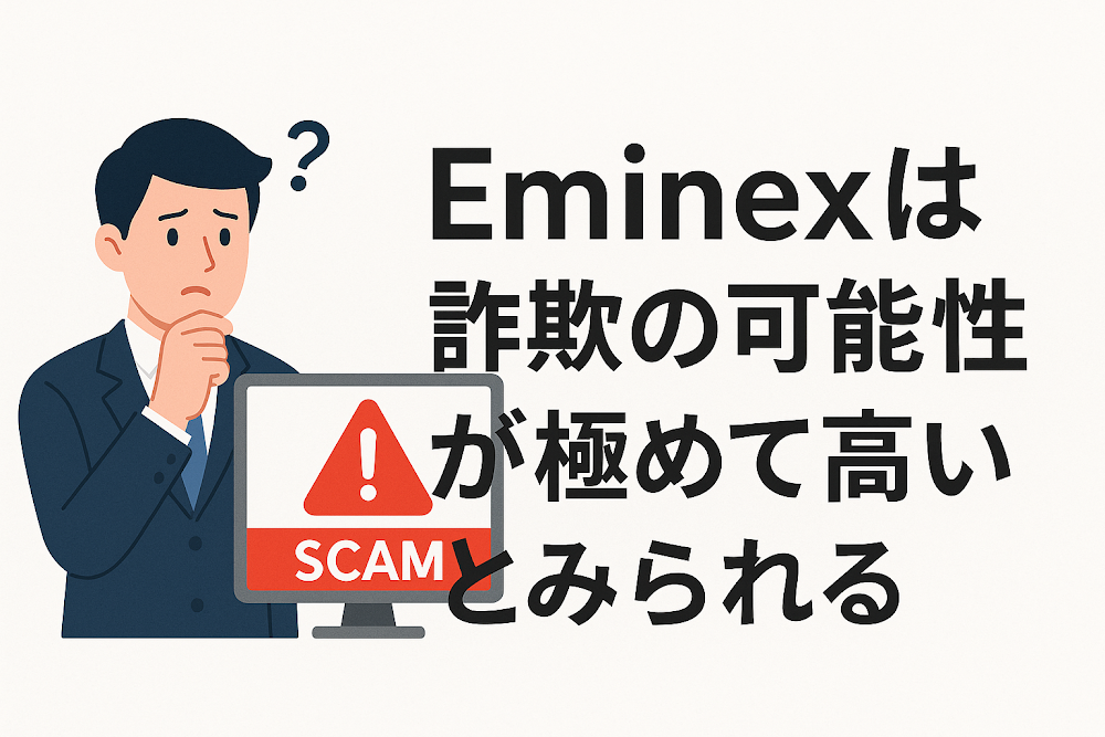 Eminexは詐欺の可能性が極めて高いとみられる