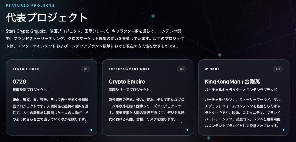 代表プロジェクト