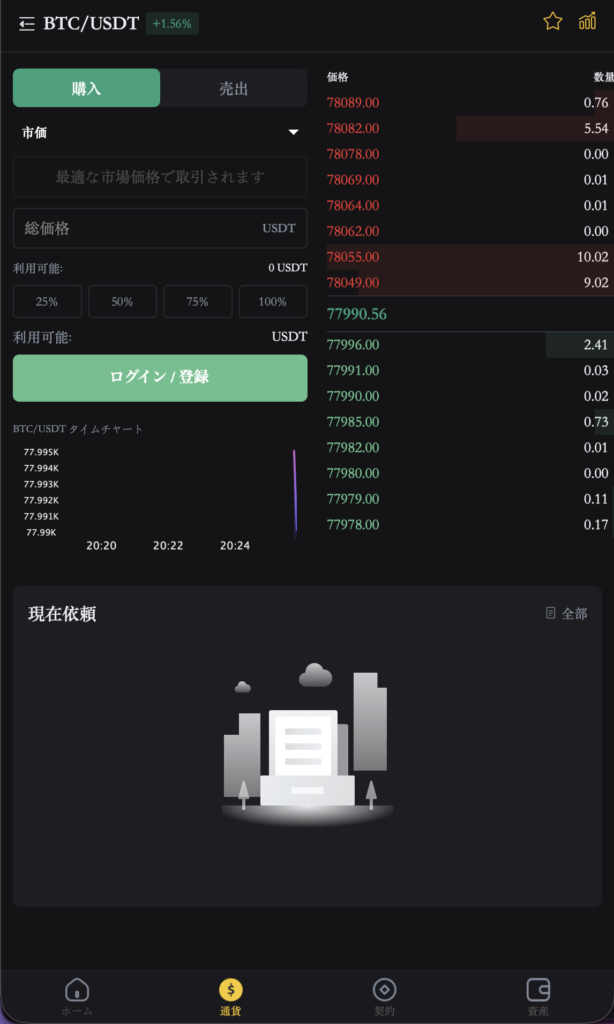 通貨ページ
