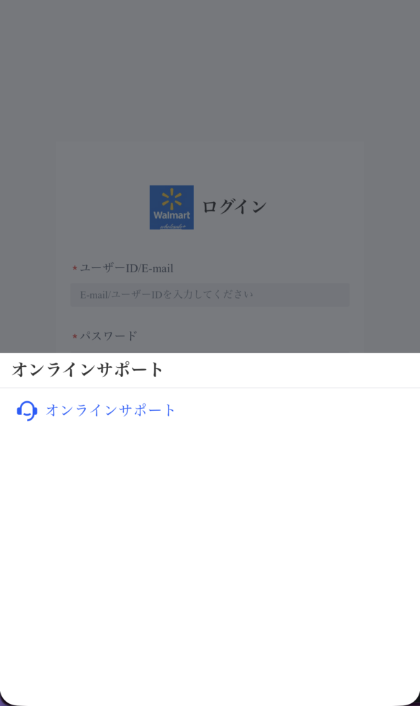 オンラインサポート