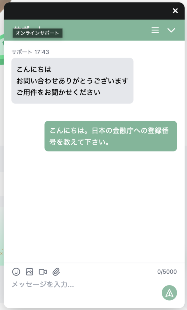 オンラインサポート